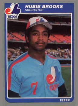 #U-10 Hubie Brooks - Montreal Expos - 1985 Fleer Update Baseball