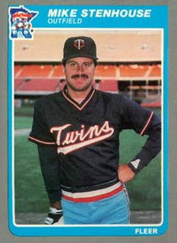 #U-110 Mike Stenhouse - Minnesota Twins - 1985 Fleer Update Baseball