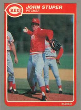 #U-112 John Stuper - Cincinnati Reds - 1985 Fleer Update Baseball