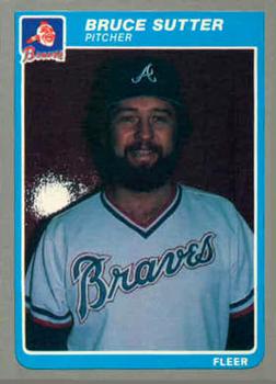 #U-114 Bruce Sutter - Atlanta Braves - 1985 Fleer Update Baseball