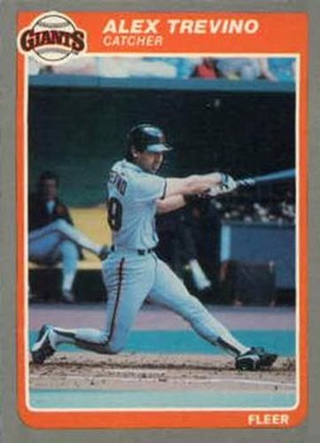 #U-122 Alex Trevino - San Francisco Giants - 1985 Fleer Update Baseball