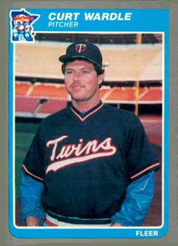 #U-127 Curt Wardle - Minnesota Twins - 1985 Fleer Update Baseball