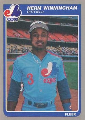 #U-130 Herm Winningham - Montreal Expos - 1985 Fleer Update Baseball