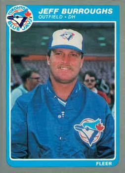 #U-16 Jeff Burroughs - Toronto Blue Jays - 1985 Fleer Update Baseball