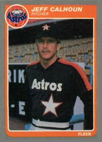 #U-18 Jeff Calhoun - Houston Astros - 1985 Fleer Update Baseball