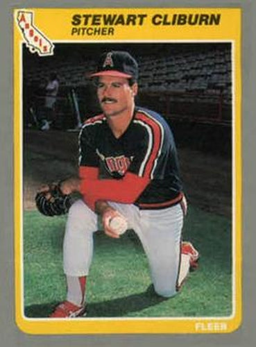#U-27 Stew Cliburn - California Angels - 1985 Fleer Update Baseball