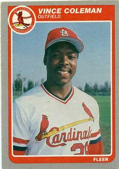 #U-28 Vince Coleman - St. Louis Cardinals - 1985 Fleer Update Baseball