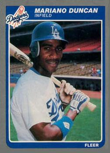 #U-38 Mariano Duncan - Los Angeles Dodgers - 1985 Fleer Update Baseball