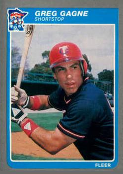 #U-43 Greg Gagne - Minnesota Twins - 1985 Fleer Update Baseball