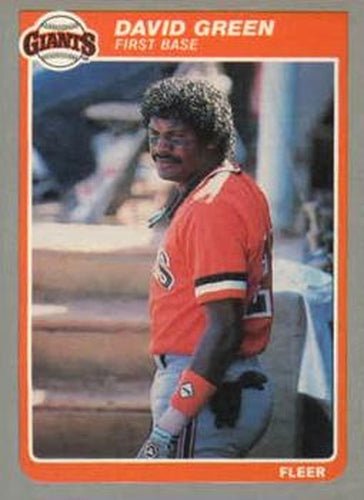 #U-46 David Green - San Francisco Giants - 1985 Fleer Update Baseball