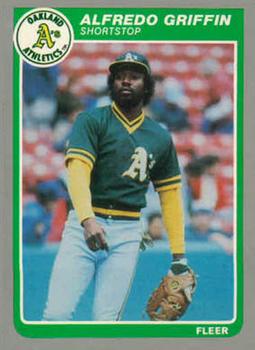 #U-47 Alfredo Griffin - Oakland Athletics - 1985 Fleer Update Baseball