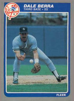 #U-4 Dale Berra - New York Yankees - 1985 Fleer Update Baseball