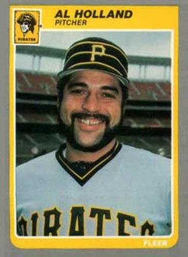 #U-55 Al Holland - Pittsburgh Pirates - 1985 Fleer Update Baseball