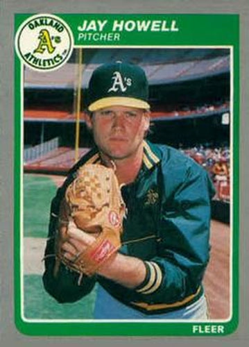 #U-57 Jay Howell - Oakland Athletics - 1985 Fleer Update Baseball