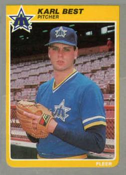 #U-5 Karl Best - Seattle Mariners - 1985 Fleer Update Baseball