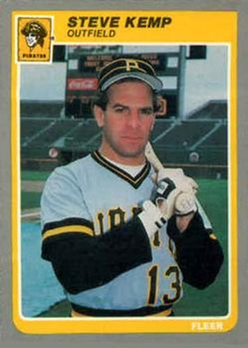#U-64 Steve Kemp - Pittsburgh Pirates - 1985 Fleer Update Baseball