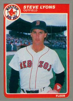 #U-76 Steve Lyons - Boston Red Sox - 1985 Fleer Update Baseball