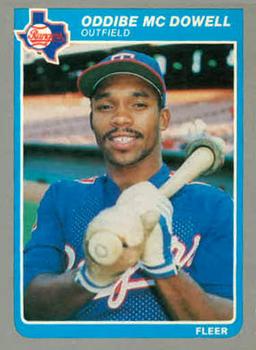 #U-80 Oddibe McDowell - Texas Rangers - 1985 Fleer Update Baseball