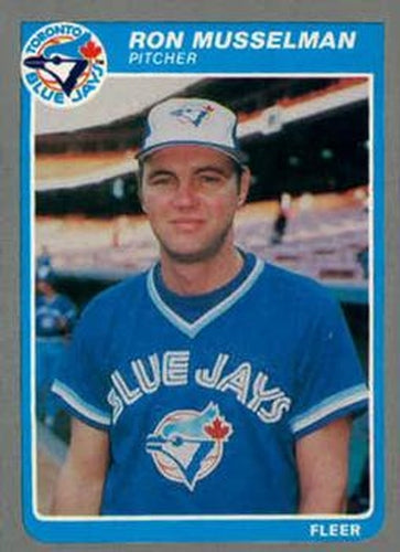 #U-83 Ron Musselman - Toronto Blue Jays - 1985 Fleer Update Baseball