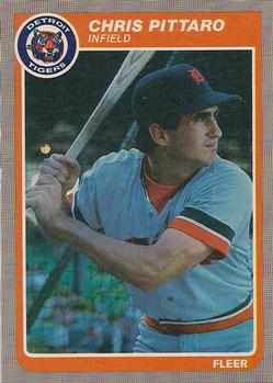 #U-87 Chris Pittaro - Detroit Tigers - 1985 Fleer Update Baseball