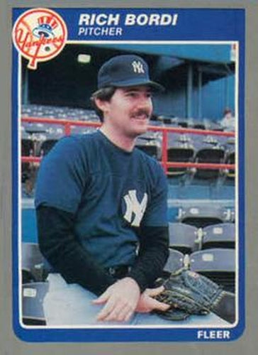 #U-8 Rich Bordi - New York Yankees - 1985 Fleer Update Baseball