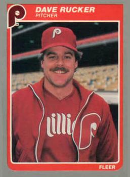 #U-92 Dave Rucker - Philadelphia Phillies - 1985 Fleer Update Baseball