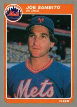 #U-96 Joe Sambito - New York Mets - 1985 Fleer Update Baseball