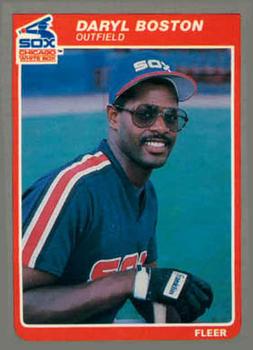 #U-9 Daryl Boston - Chicago White Sox - 1985 Fleer Update Baseball