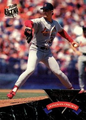 #10 Donovan Osborne - St. Louis Cardinals - 1992 Ultra Baseball - All-Rookie Team