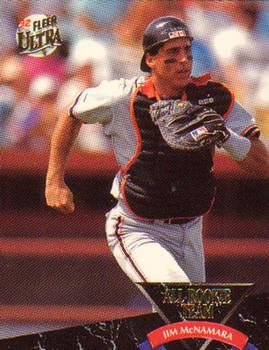 #5 Jim McNamara - San Francisco Giants - 1992 Ultra Baseball - All-Rookie Team