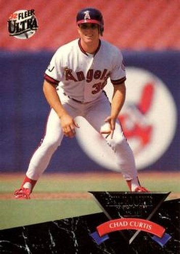 #6 Chad Curtis - California Angels - 1992 Ultra Baseball - All-Rookie Team