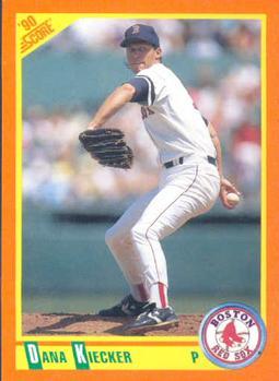#102T Dana Kiecker - Boston Red Sox - 1990 Score Rookie & Traded Baseball