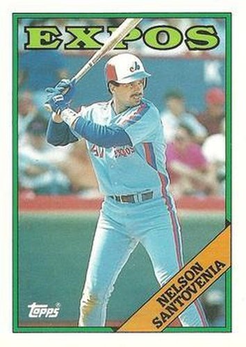 #102T Nelson Santovenia - Montreal Expos - 1988 Topps Traded Baseball