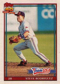 #102T Steve Rodriguez - USA - 1991 Topps Traded Baseball