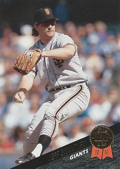 #102 Jeff Brantley - San Francisco Giants - 1993 Leaf Baseball