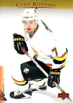 #102 Cliff Ronning - Vancouver Canucks - 1995-96 Upper Deck Hockey