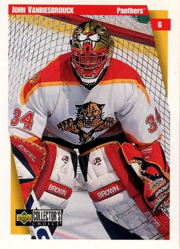 #102 John Vanbiesbrouck - Florida Panthers - 1997-98 Collector's Choice Hockey