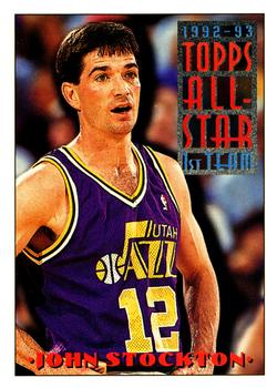 #102 John Stockton - Utah Jazz - 1993-94 Topps Basketball