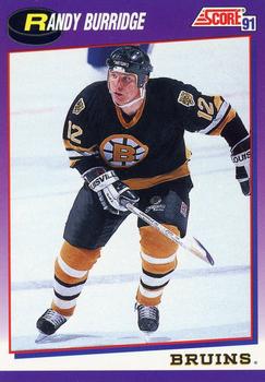 #102 Randy Burridge - Boston Bruins - 1991-92 Score American Hockey