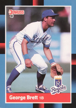#102 George Brett - Kansas City Royals - 1988 Donruss Baseball
