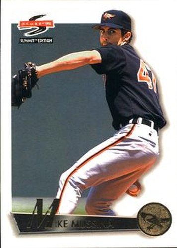 #102 Mike Mussina - Baltimore Orioles - 1995 Summit Baseball