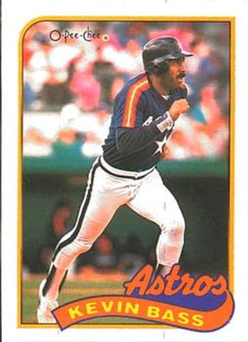 #102 Kevin Bass - Houston Astros - 1989 O-Pee-Chee Baseball