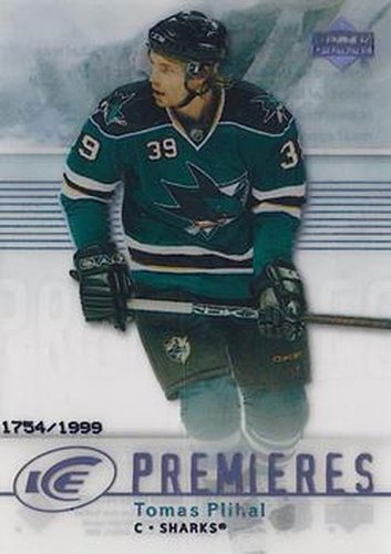 #102 Tomas Plihal - San Jose Sharks - 2007-08 Upper Deck Ice Hockey