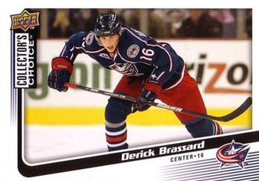 #102 Derick Brassard - Columbus Blue Jackets - 2009-10 Collector's Choice Hockey
