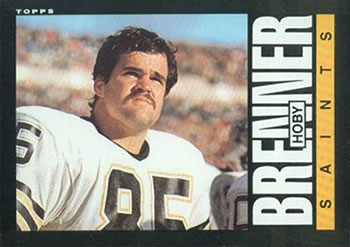 #102 Hoby Brenner - New Orleans Saints - 1985 Topps Football