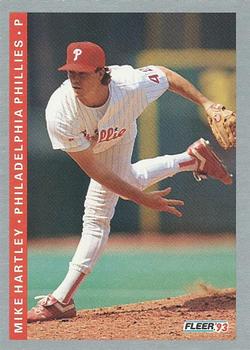 #102 Mike Hartley - Philadelphia Phillies - 1993 Fleer Baseball