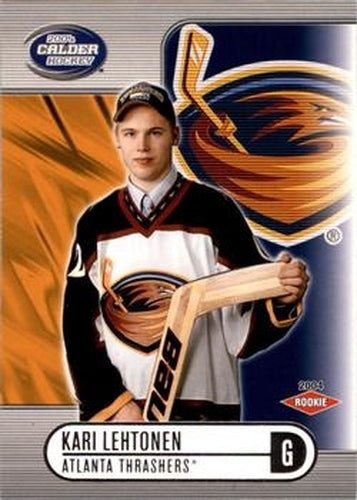 #102 Kari Lehtonen - Atlanta Thrashers - 2003-04 Pacific Calder Hockey