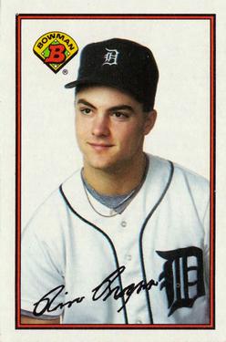 #102 Rico Brogna - Detroit Tigers - 1989 Bowman Baseball
