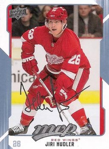 #102 Jiri Hudler - Detroit Red Wings - 2008-09 Upper Deck MVP Hockey