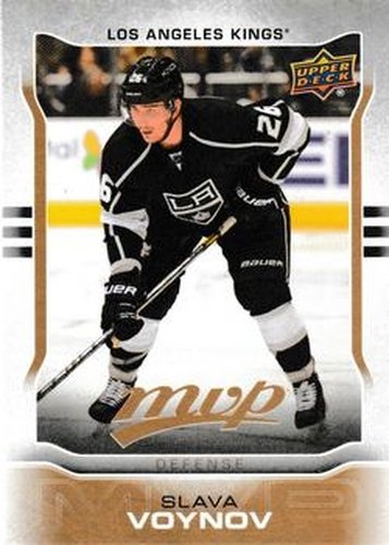 #102 Slava Voynov - Los Angeles Kings - 2014-15 Upper Deck MVP Hockey